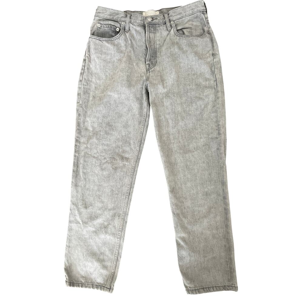 Everlane Jeans 90s Cheeky Jeans Womens Button Fly Gray 29 Crop